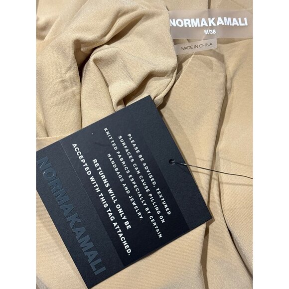 Norma Kamali Sleeveless Pickleball Mini Dress in Sand Medium New Womens - Picture 8 of 16